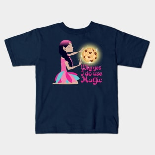 Baking bakery pastry chef magic fairy chocolate chip cookie Kids T-Shirt